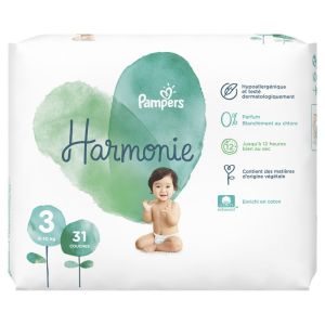 Pampers - Harmonie couches taille 3 - 6 à 10 kg