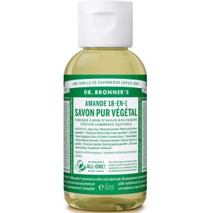 Dr. Bronner's - Savon liquide pure végétal 18-en-1 - Amande