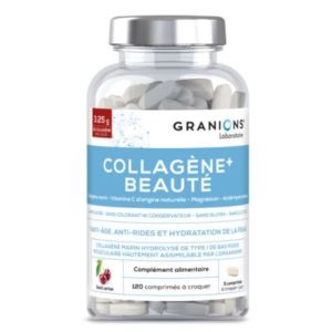 Granions - Collagène beauté + - Goût cerise - 120 comprimés