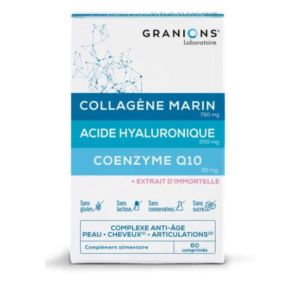 Granions - collagène marin/acide hyaluronique/coenzyme Q10 - 60 comprimés