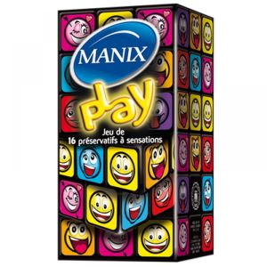 Manix - Préservatifs Play sensations - Boite de 16