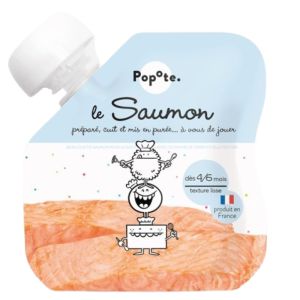 Popote - Gourde Le Saumon 4/6mois - 60g