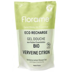 Florame - Gel douche HE bio verveine citron - 700mL