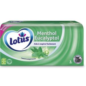 Lotus - Menthol eucalyptol - 72 mouchoirs