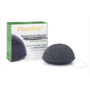 Florame - Eponge Konjac Naturelle Charbon