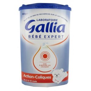 Gallia - Bébé Expert action-coliques lait en poudre - 800g