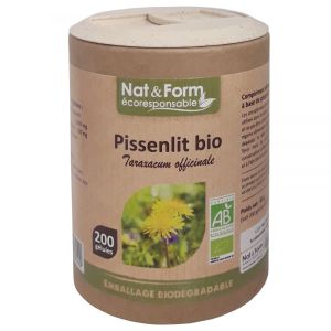 Nat & Form - Pissenlit Bio - 200 gélules