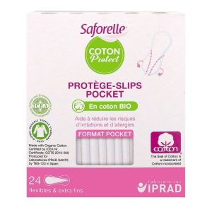Saforelle - Protèges-slips pocket - 24 serviettes