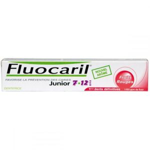 Fluocaril - Dentifrice Junior 7-12 ans Fruits rouges