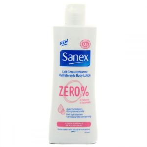 Sanex Zéro % - Lait corps hydratant peaux sensibles - 250 ml