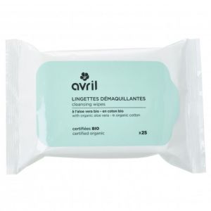 Avril - Lingettes démaquillantes - 25 lingettes