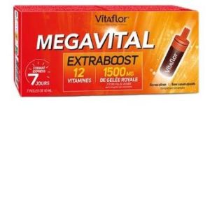 Vitaflor - Megavital extraboost saveur citron - 7x10mL