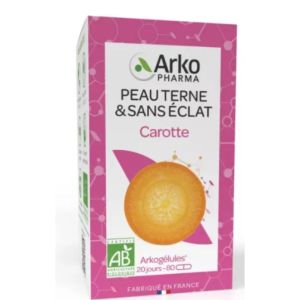 Arkopharma - Peau Terne et Sans Éclat Carotte - 80 gélules