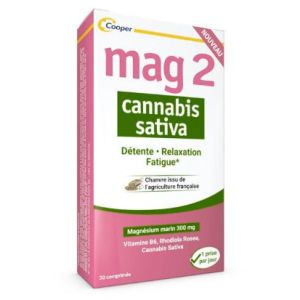 Cooper - Mag2 cannabis sativa - 30 comprimés