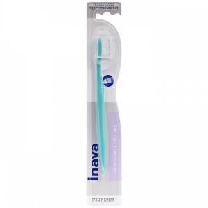 Inava - Brosse à dents orthodontie 7/12 ans - Brosse souple