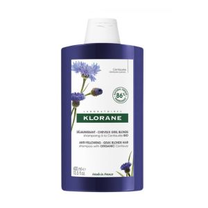 Klorane - Shampoing déjaunissant à la centaurée Bio - 400ml