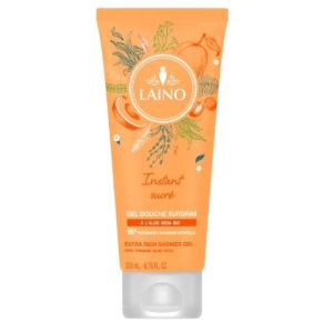 Laino - Instant Sucré gel douche surgras à l'Aloé Vera Bio senteur Abricot - 200ml