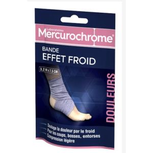 Mercurochrome - Bande effet froid - 3.2m x 7.5cm