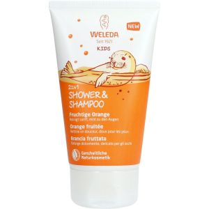 Weleda Kids - 2in1 shower & shampoo orange fruitée - 150 ml