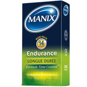 Manix - Préservatifs Endurance longue durée formule TimeControl - Boite de 14