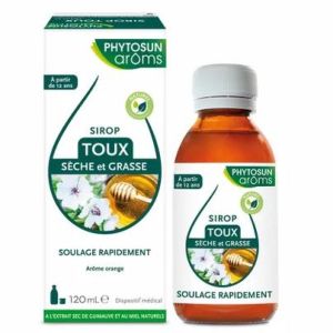 Phytosun aroms - Sirop toux sèche et grasse - 120 mL