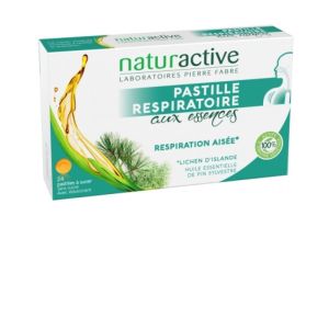 Naturactive - Pastille respiratoire aux essences - 24 pastilles