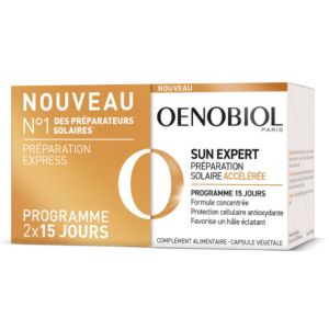 Oenobiol - Sun expert préparateur solaire accélérée - programme 2 mois - 30 capsules