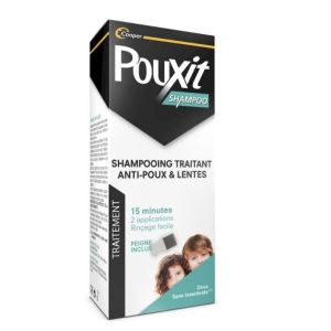 Pouxit - Shampoing poux et lente - 200 ml + peigne