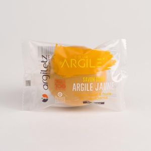 Argiletz - Savon doux argile jaune miel & huile de macadamia - 100 g