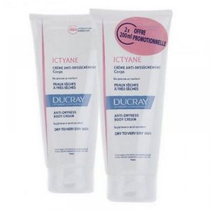 Ducray - Ictyane crème émolliente nutritive - 2 x 200ml