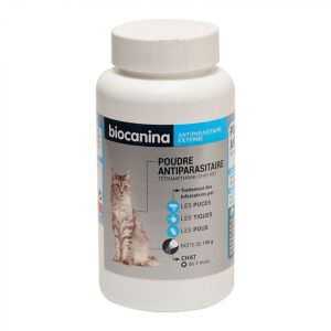 Biocanina - Poudre Antiparasitaire Chat - 150 g