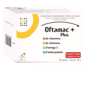Europhta - Oftamac+ 6 mois - 180 capsules