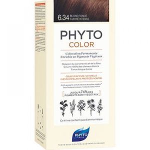 Phytocolor - Coloration permanente 6.34 blond foncé cuivré intense