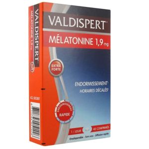 Valdispert - Mélatonine endormissement - 40 comprimés