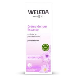 Weleda - Crème de jour lissante à la rose musquée - 30ml