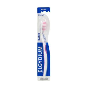 Elgydium - Brosse à dents Basic - Brosse médium