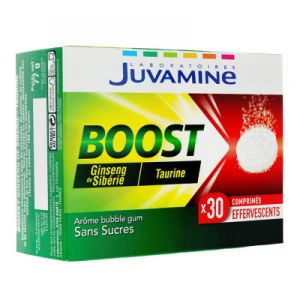 Juvamine - Boost - Ginseng, Taurine - 30 comprimés effervescents
