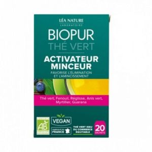 Biopur Thé vert - Activateur minceur - 20 sachets