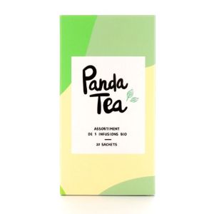 Panda Tea - Assortiment de 5 infusion - 20 sachets