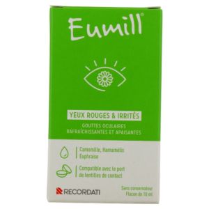 Bouchara - Eumill Gouttes oculaires yeux rouges et irrités - 10ml