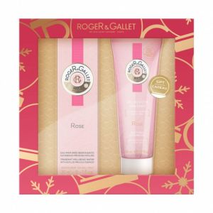 Roger & Gallet - Coffret eau parfumée rose - 30 ml + gel douche offert