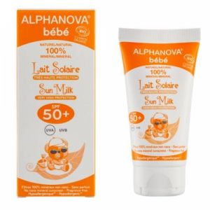 Alphanova Bébé - Lait solaire très haute protection SPF50+ - 50 g