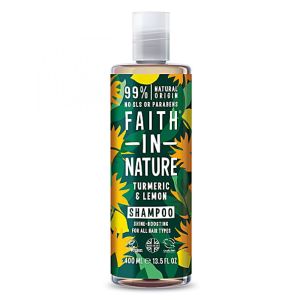Faith in Nature - Shampooing curcuma et citron - 400 ml