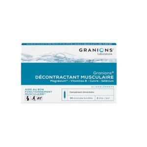 Décontractant Musculaire - 30 ampoules