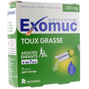 Exomuc 200mg - 15 sachets