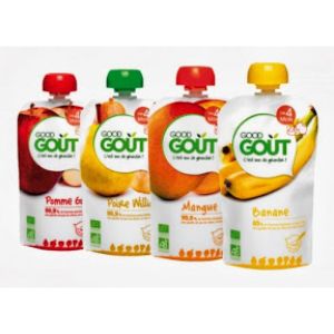 Good Goût - 4 gourdes de fruits tout seuls
