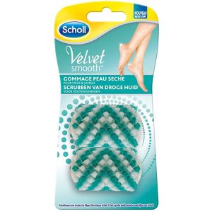 Scholl - Velvet Smooth gommage peau sèche - 2 rouleaux