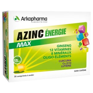 Arkopharma - Azinc Energie 30 comprimés