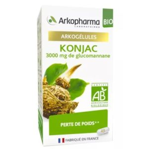 Arkorpharma - Konjac 3000mg de glucomannane - 45 gélules