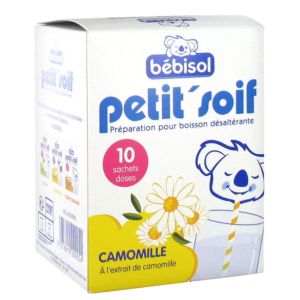 Bébisol - Petit'Soif à l'extrait de camomille - 10 sachets